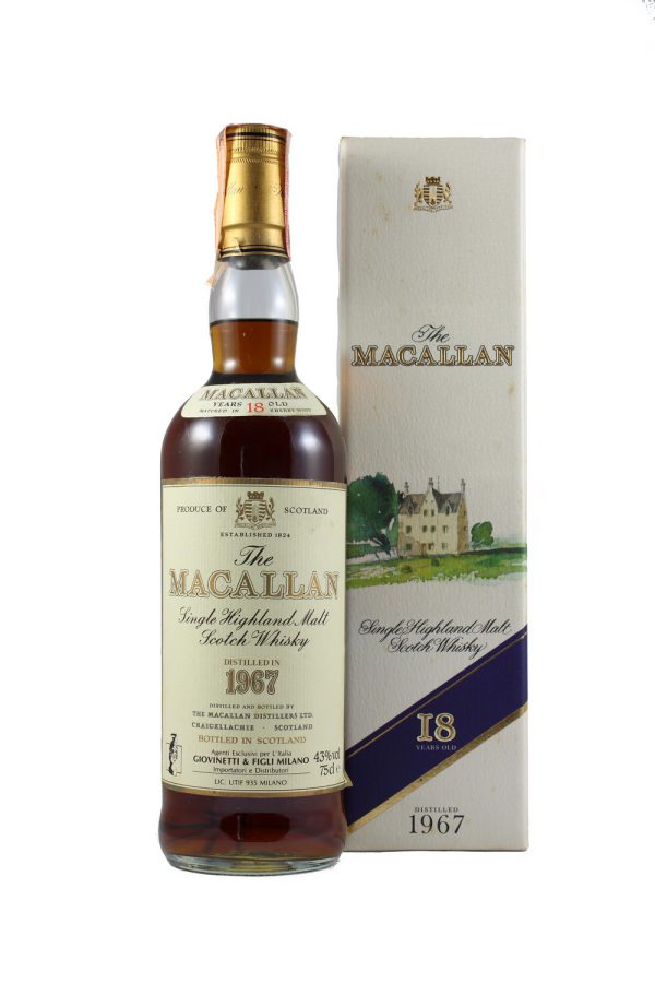 MACALLAN 1967 18 YEAR Giovinetti - 75cl 43%