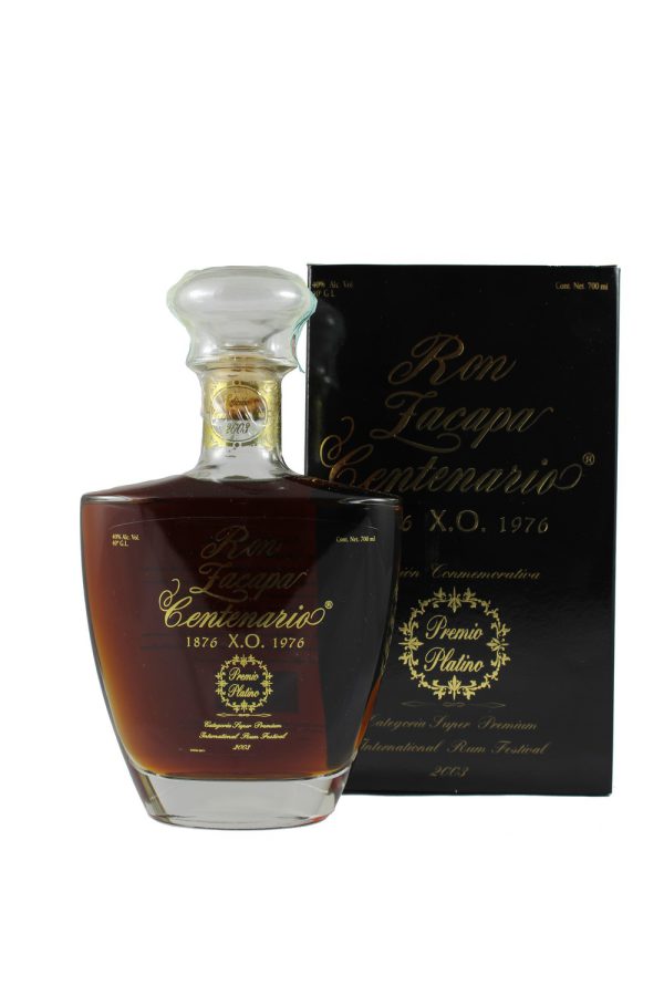 ZACAPA CENTENARIO 2003 PREMIO PLATINO 70cl 40%