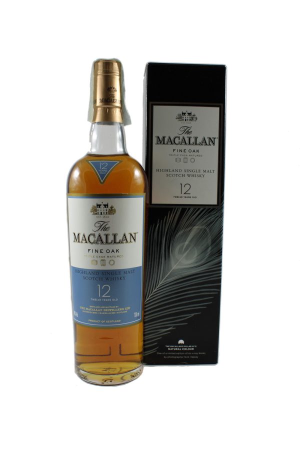 MACALLAN 12 FINE OAK NICK VEASEY PILLARS N5 NATURAL COLOUR – 70cl 40%