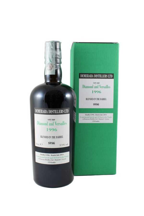 DIAMOND & VERSAILLES SVSG DEMERARA RUM 1996 70CL 57,9%
