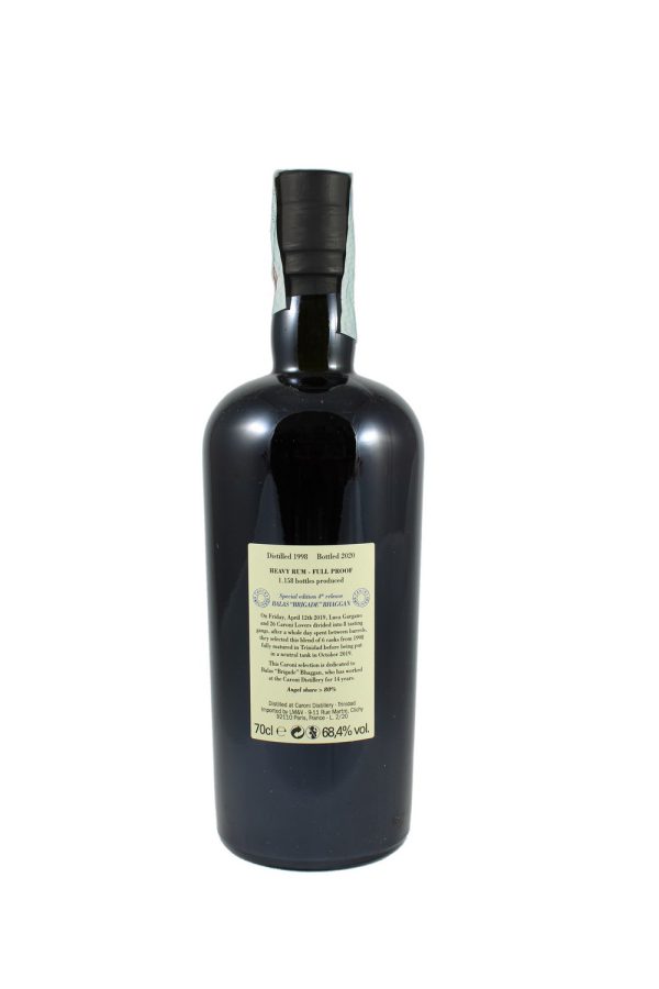 CARONI 1998 22 YEAR  BALAS BRIGADE BHAGGAN  – 70cl 68,4% - immagine 2