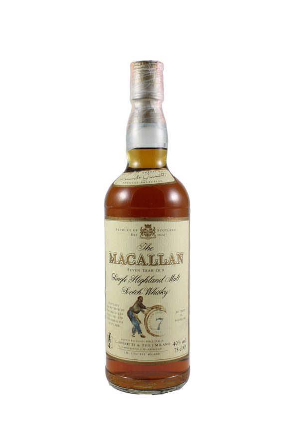 MACALLAN 7 YEAR GIOVINETTI 1980s – 75cl 40%