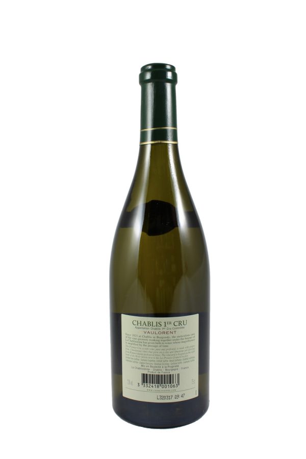 CHABLIS VAULORENT" 2018 LA CHABLISIENNE 75CL 13%" – Image 2
