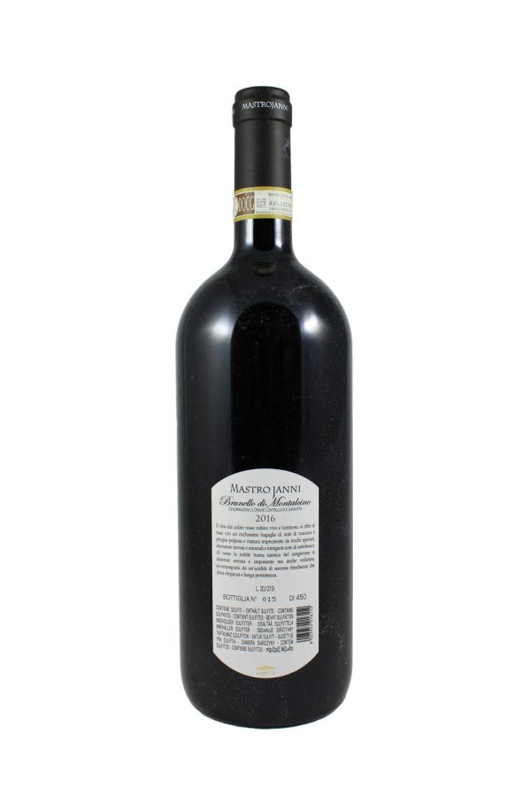 BRUNELLO DI MONTALCINO MASTROJANNI 2016 150CL- 14,5% - immagine 2