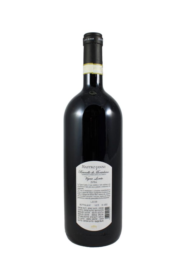 BRUNELLO DI MONTALCINO VIGNA LORETO MASTROJANNI 2016 150CL 14,5% - Image 2