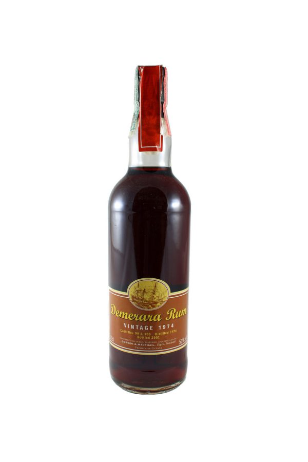 DEMERARA 1974 27 YEAR CASK 99-100 GORDON & MACPHAIL 70CL - 50%