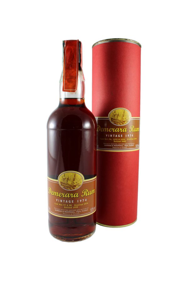 DEMERARA 1974 25 YEAR CASK 97-98 GORDON & MACPHAIL 70CL - 50%