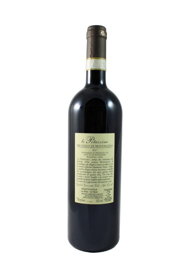 BRUNELLO DI MONTALCINO 2017 TENUTA LE POTAZZINE CL75 - 14% - immagine 2