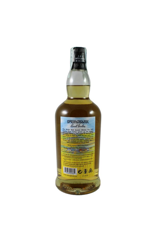 SPRINGBANK LOCAL BARLEY 10 YEAR 2021 EDITION 70cl - 51,6% – Image 2