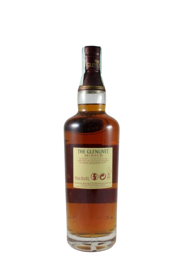 GLENLIVET ARCHIVE 21 YEAR BATCH 0711H 70CL - 43% - immagine 2