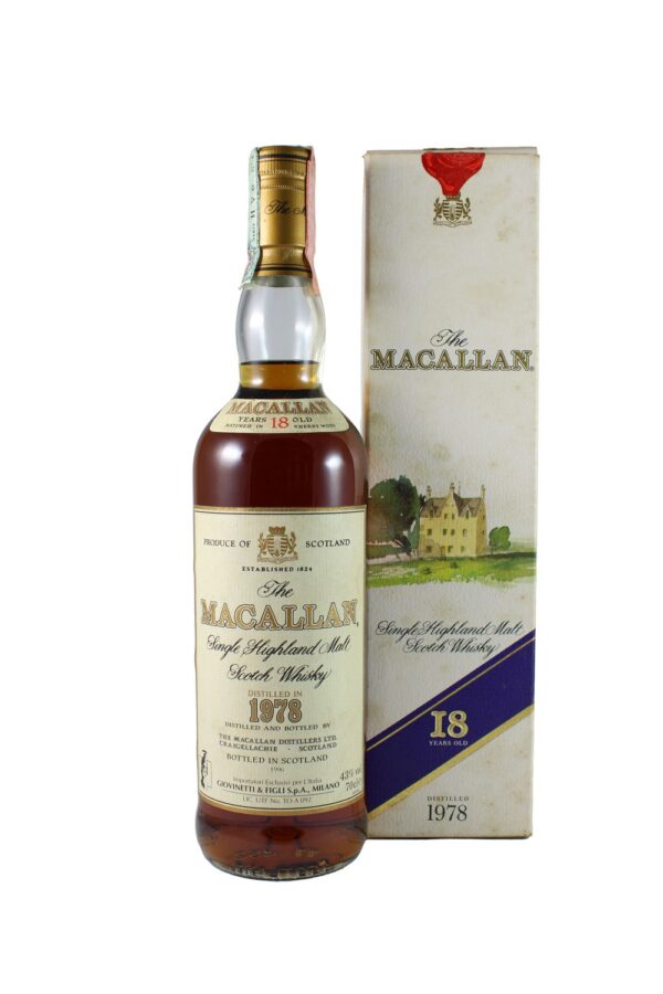 MACALLAN 1978 18 YEAR Giovinetti – 70cl 43%