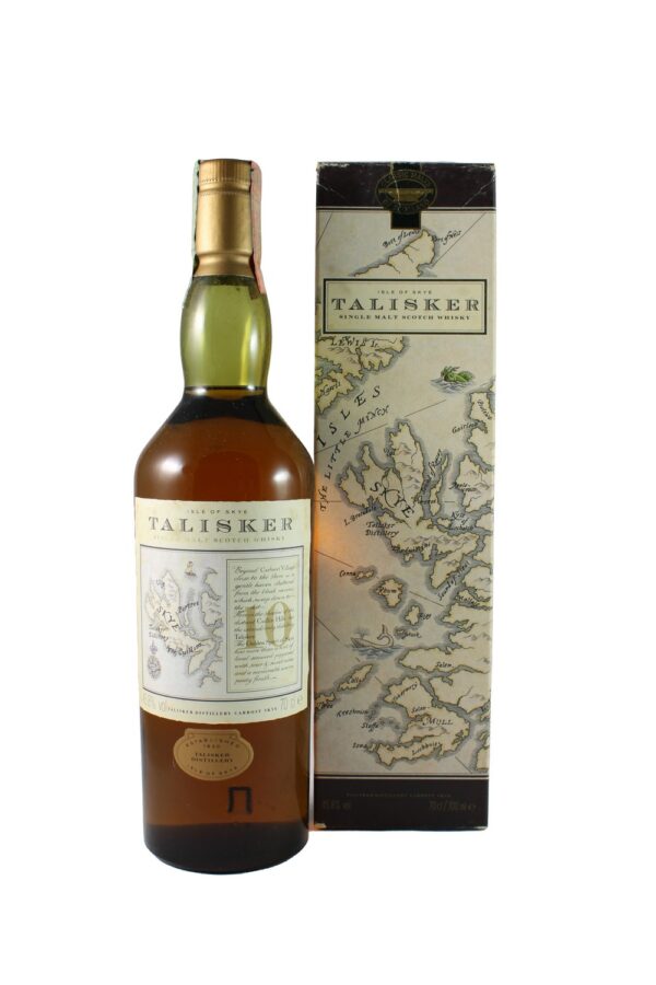 TALISKER 10 YEAR OLD MAP LABEL 70CL 45,8%