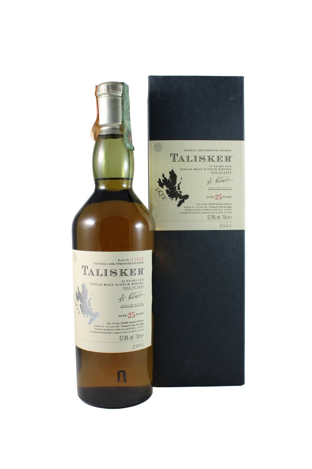 old　YEAR　TALISKER　RELEASE　STRENGTH　25　My　CASK　57,8%　70CL　2004　cantinetta