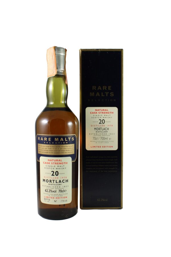 MORTLACH 1978 20 YEAR RARE MALTS 70CL - 62,2%
