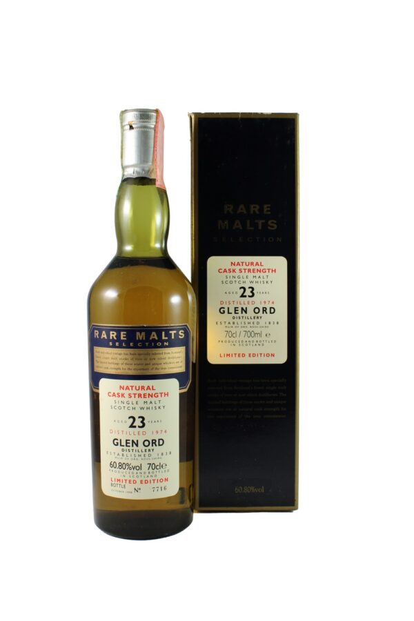 GLEN ORD 1974 23 YEAR RARE MALTS 70CL - 60,8%