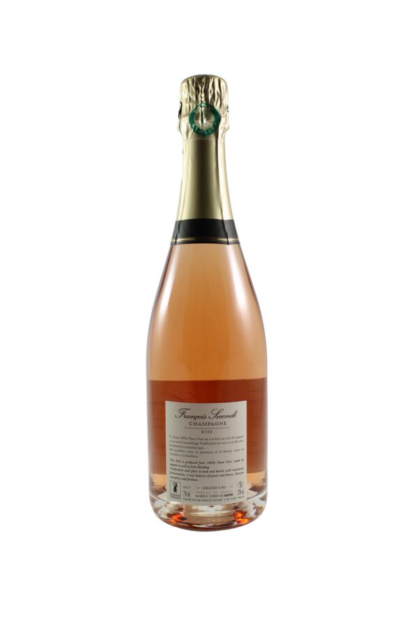 CHAMPAGNE FRANÇOIS SECONDÉ ROSE A SILLERY GRAND CRU BRUT 75CL - 12,5% - Image 2