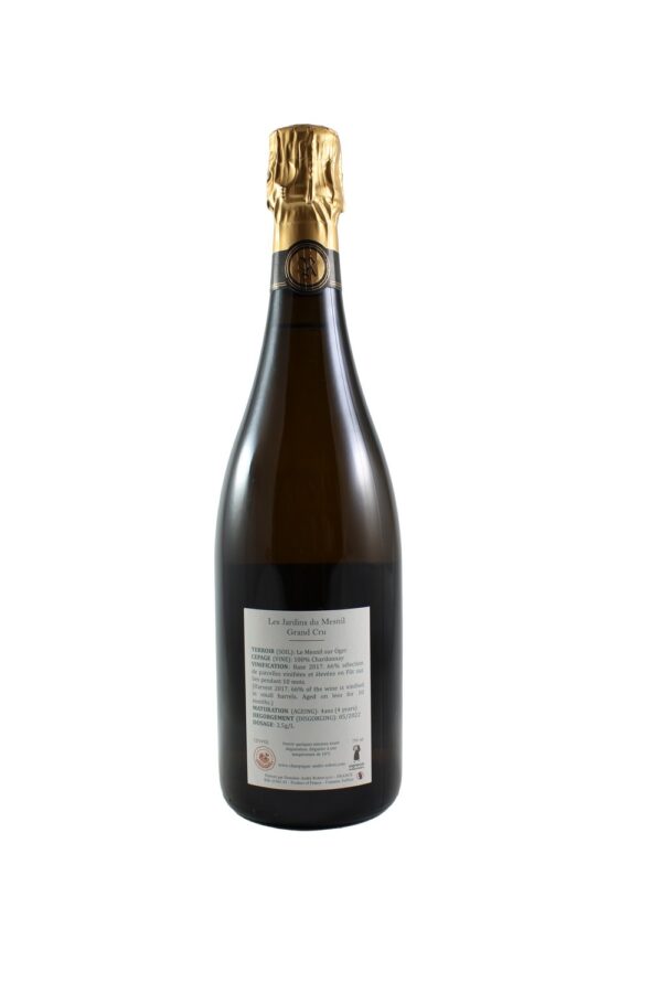 ANDRÉ ROBERT LES GIARDINS DU MESNIL BDB EXTRA BRUT 75CL - 12,5% – Image 2