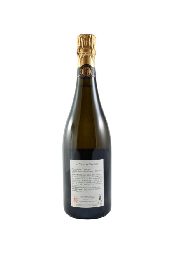ANDRÉ ROBERT LES VIGNES DU MONTIGNY  EXTRA BRUT 75CL - 12,5% - immagine 2