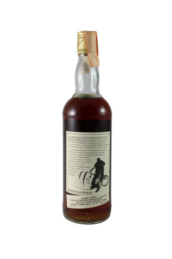 MACALLAN 1964 18 YEAR BOTTLED 1982  MARIO ROSSI– 75cl 43% – Image 2