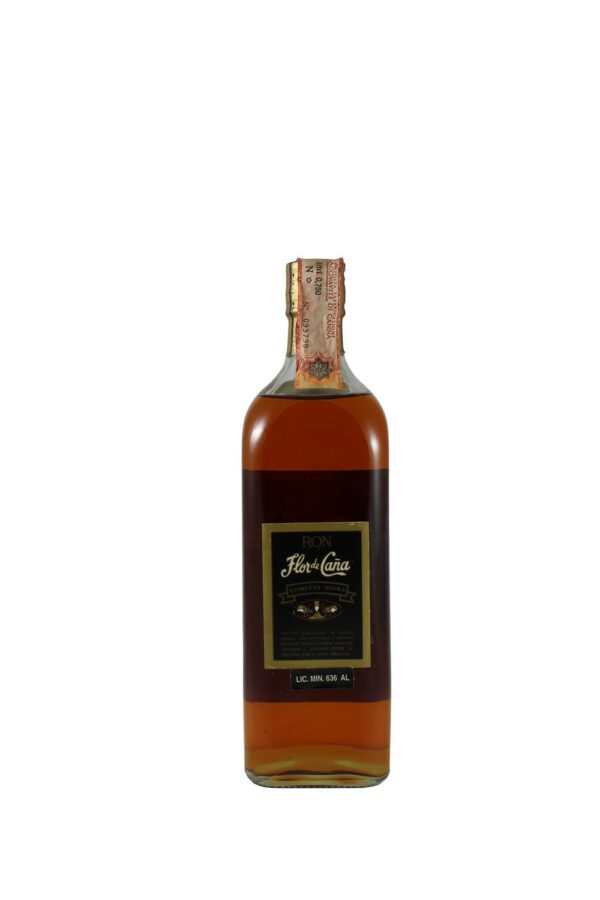 FLOR DE CANA BLACK LABEL 5 YEAR 1980S 70CL - 40% – Image 2