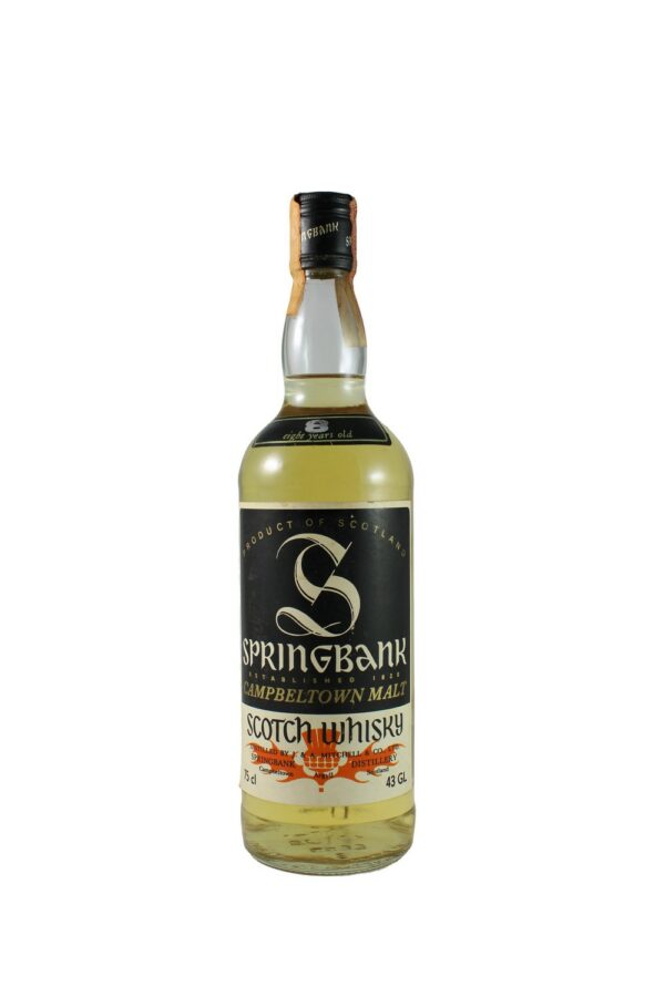 SPRINGBANK SINGLE MALT 8 YEAR 1980S A.SUTTI IMPORT 75cl - 43%