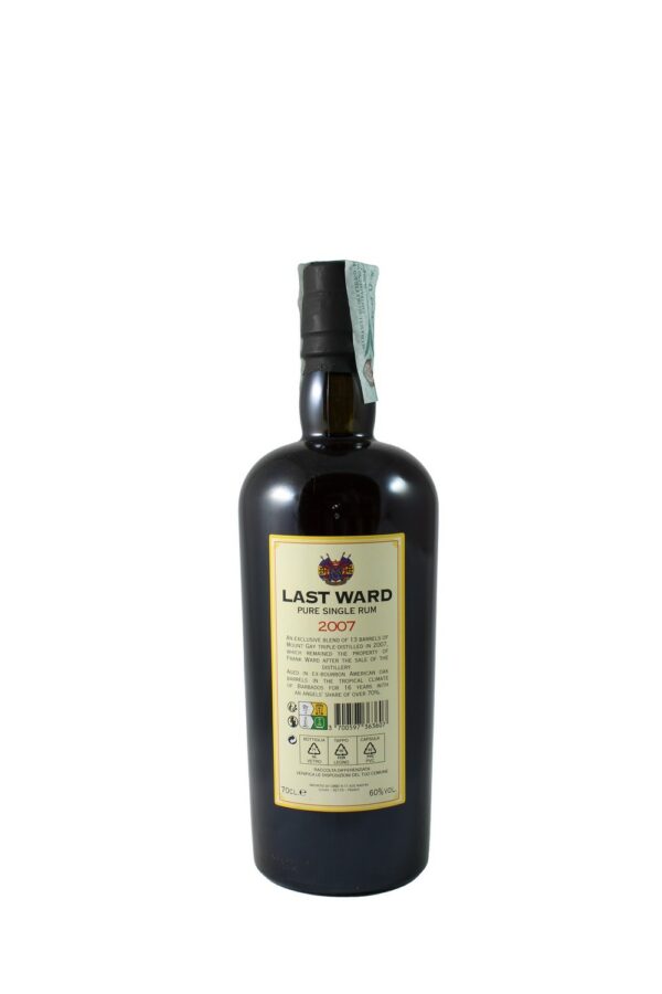 LAST WARD 2007 BARBADOS RUM– 70CL 60% - immagine 2