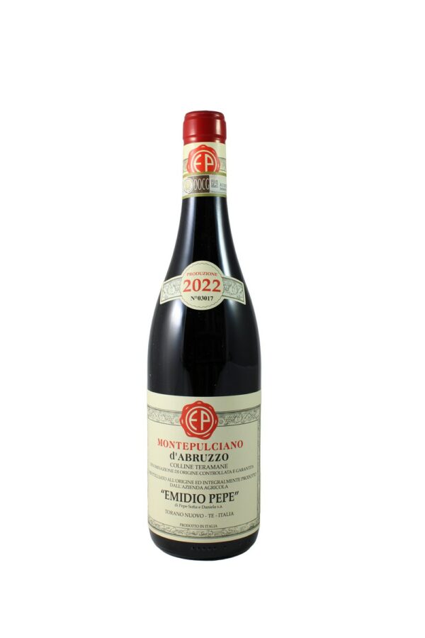 MONTEPULCIANO D’ABRUZZO 2022 PEPE 75cl 13,5%