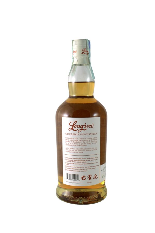 LONGROW PEATED SIGLE MALT 70CL - 46% - immagine 2