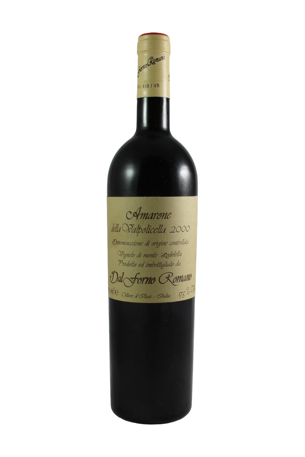 AMARONE DELLA VALPOLICELLA DAL FORNO 2000 75CL - 17,5%