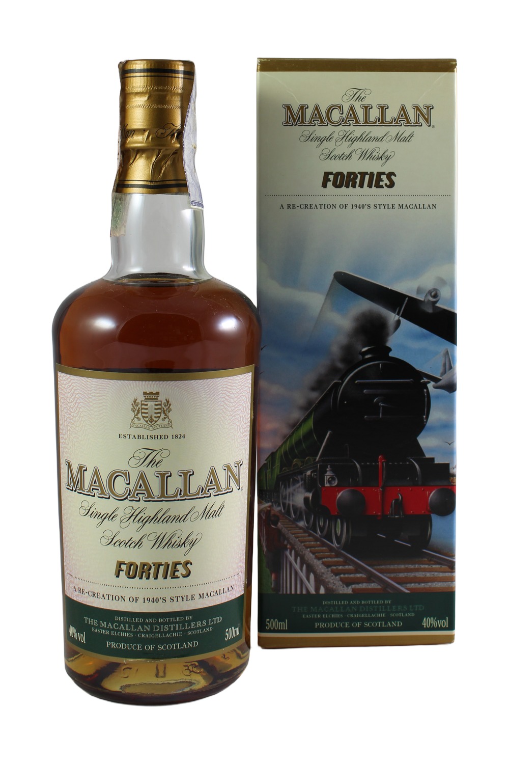 MACALLAN FORTIES THE TRAVER SERIES – 50cl 40%