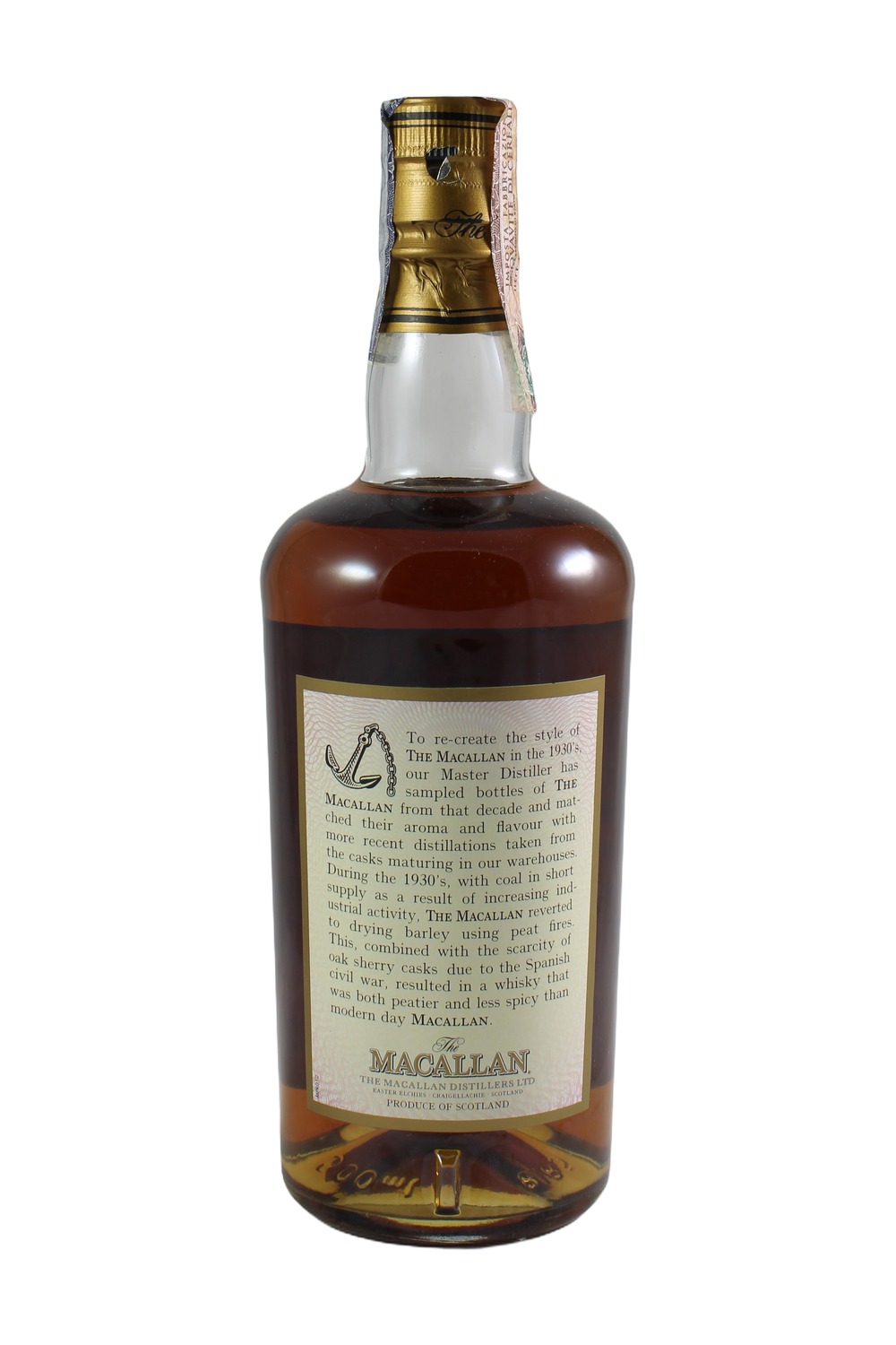 MACALLAN THIRTIES THE TRAVER SERIES – 50cl 40% - Image 2