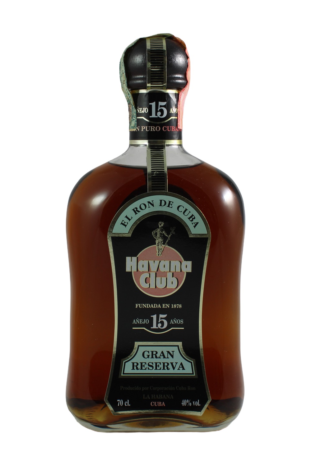 HAVANA CLUB 15 YEAR GRAN RISERVA 1990S 70CL - 40%
