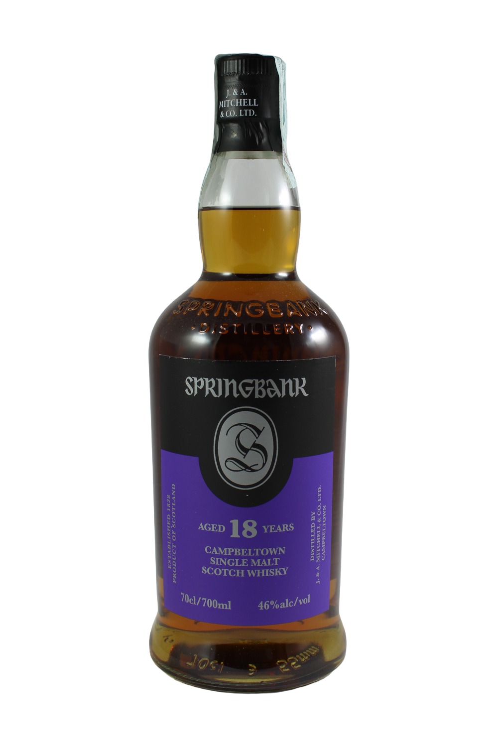 SPRINGBANK SINGLE MALT 18 YEAR 70cl - 46%