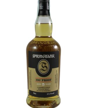 SPRINGBANK SINGLE MALT 5 YEAR 100 PROOF 70cl - 57,1%