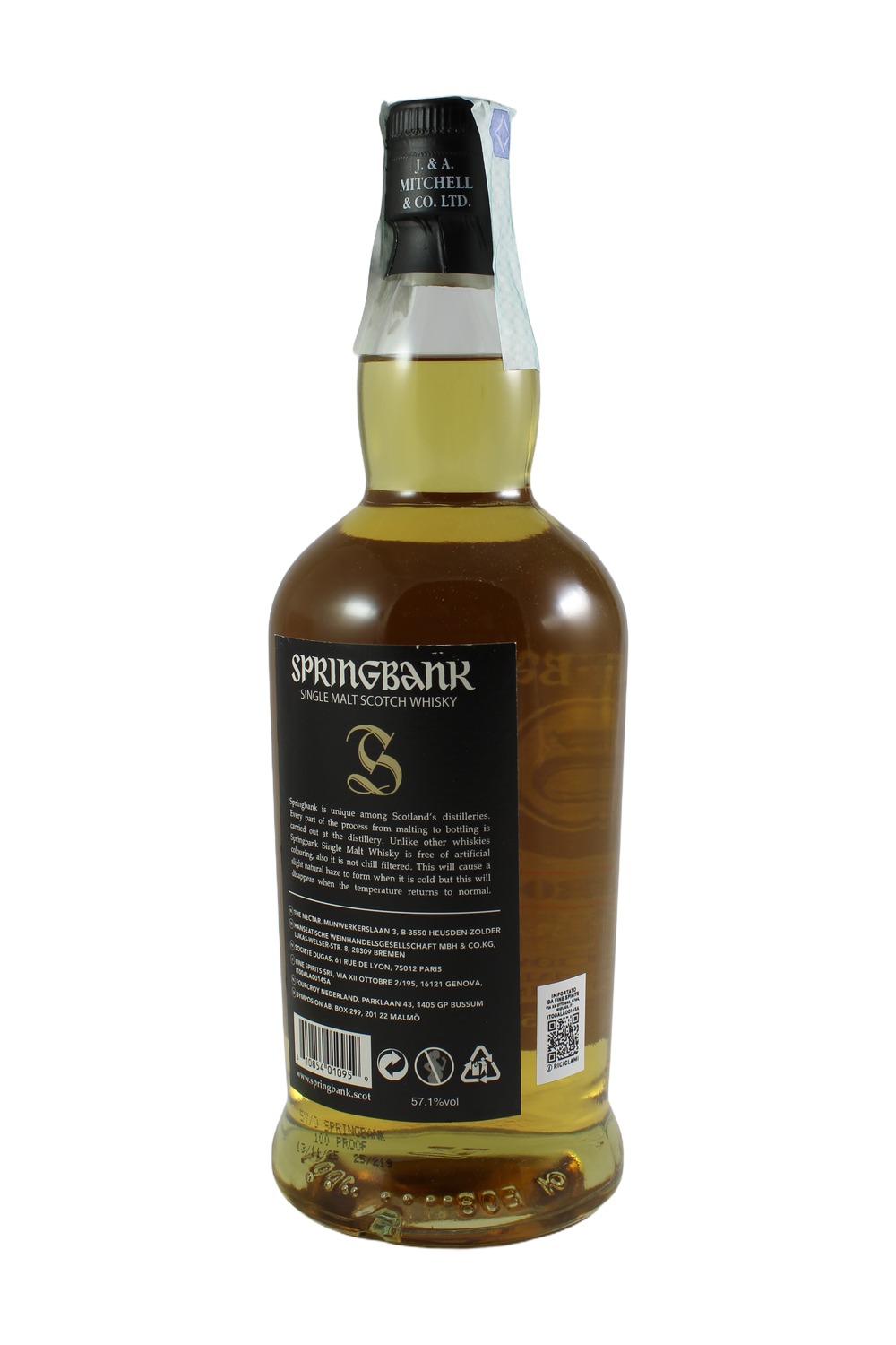 SPRINGBANK SINGLE MALT 5 YEAR 100 PROOF 70cl - 57,1% - Image 2