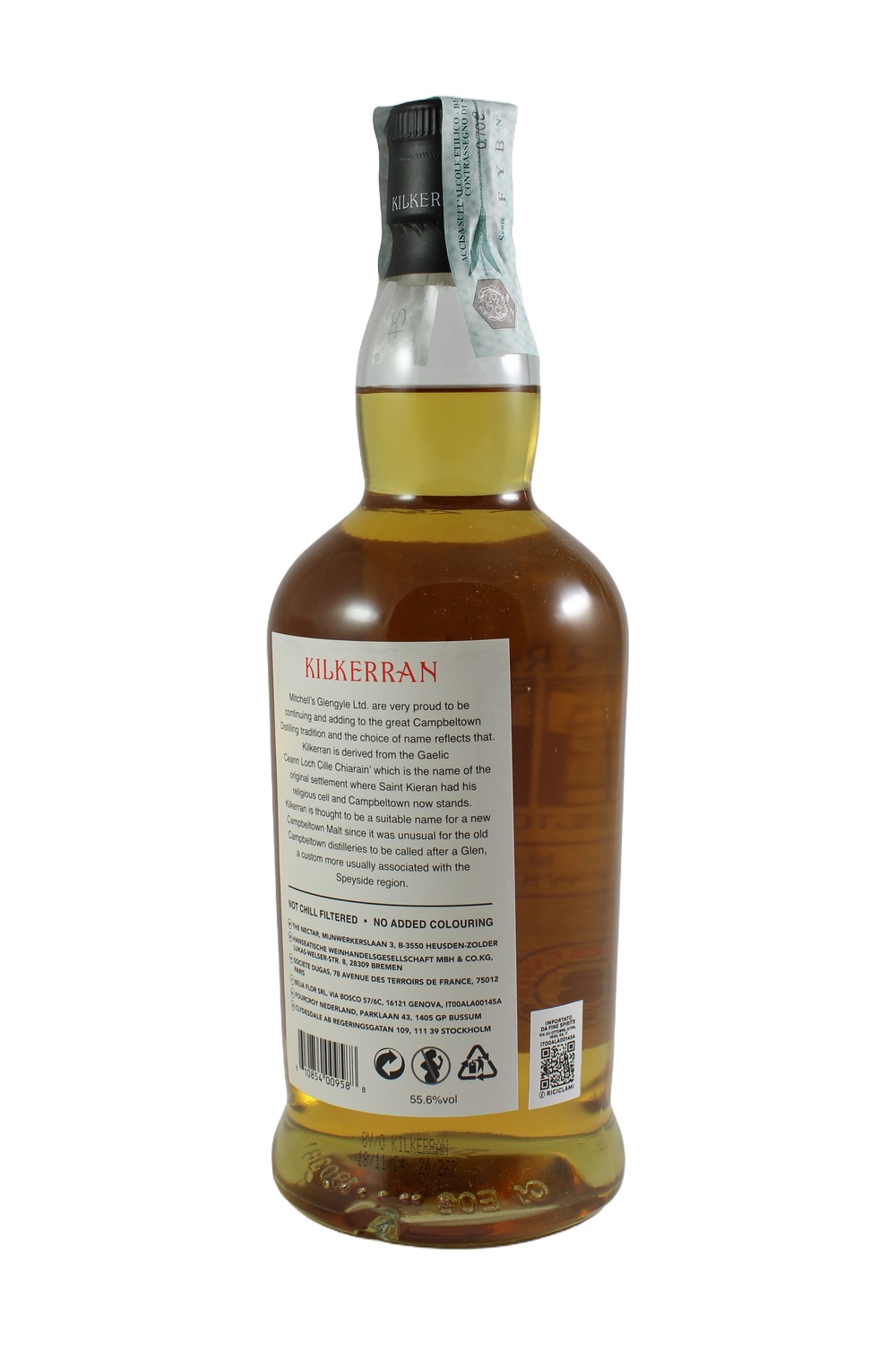 KILKERRAN 8 YEAR BOURBON CASK STRENGTH BACH 11 70CL - 55,6% - Image 2