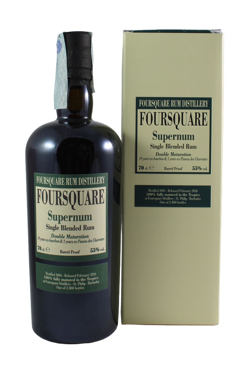 FOURSQUARE SUPERNUM 2004 21 YEAR – 70cl 55%